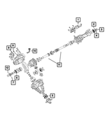 68569339AA - Differential and Drive Line: Axle Locker Actuator for Mopar Image