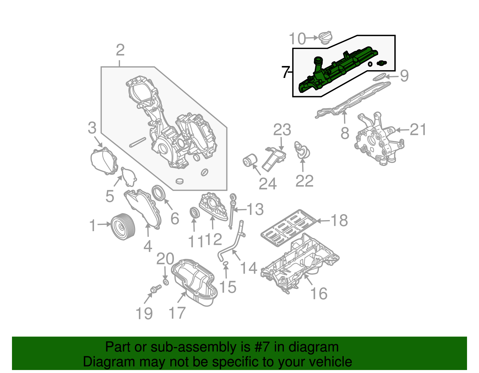 2007-2016 Nissan Nissan 5.6L Right Passenger Valve Cover