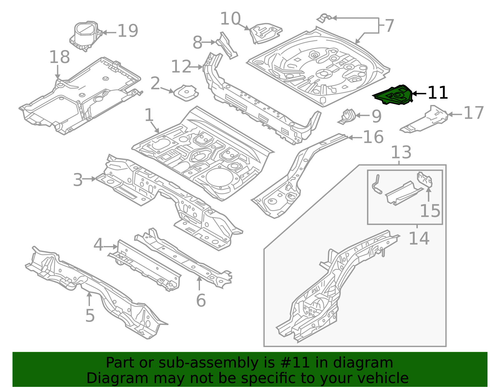 KB7W-54-731 | 2017-2025 Mazda CX-5 Floor Extension | Palladino