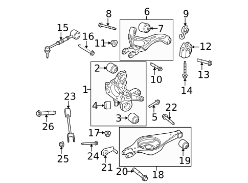 Rear Suspension for 2017 Ford Special Service Police Sedan #2