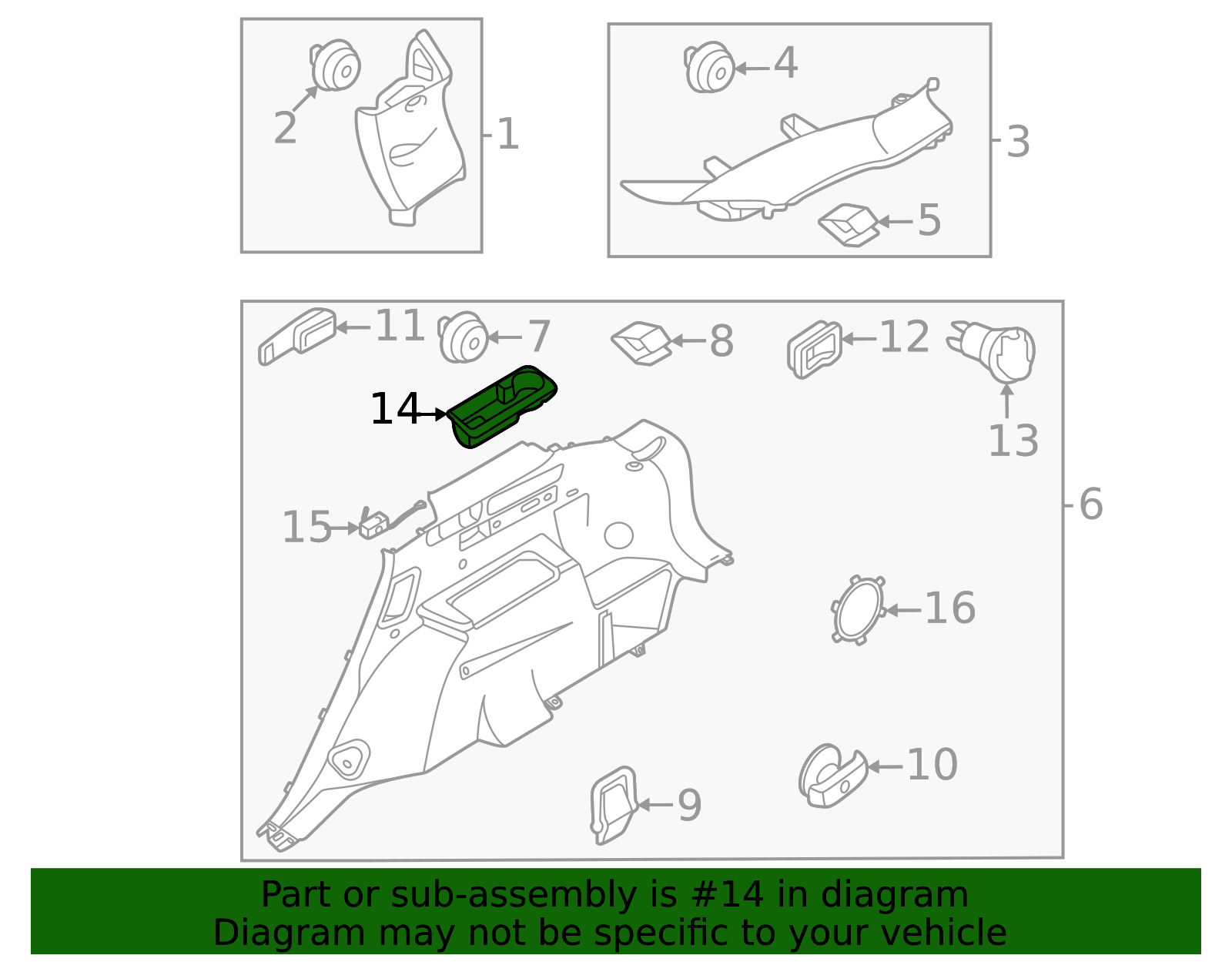 857E3-R5200 - Cup Holder 2021-2025 Kia Sorento | Kia.Parts Store