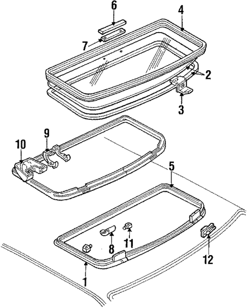 Sunroof for 1986 Ford Mustang #0