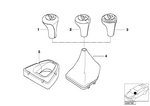 25111434627 - Gearshift: Insert Shifter Covering for BMW Image