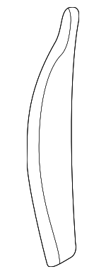 15749341 - Body: Front Molding for Chevrolet: Express 1500, Express 2500, Express 3500, P30 | GMC: Savana 1500, Savana 2500, Savana 3500 Image