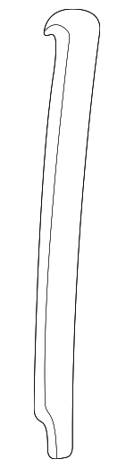 15928355 - Body: Rear Molding for Chevrolet: Express 1500, Express 2500, Express 3500, P30 | GMC: Savana 1500, Savana 2500, Savana 3500 Image