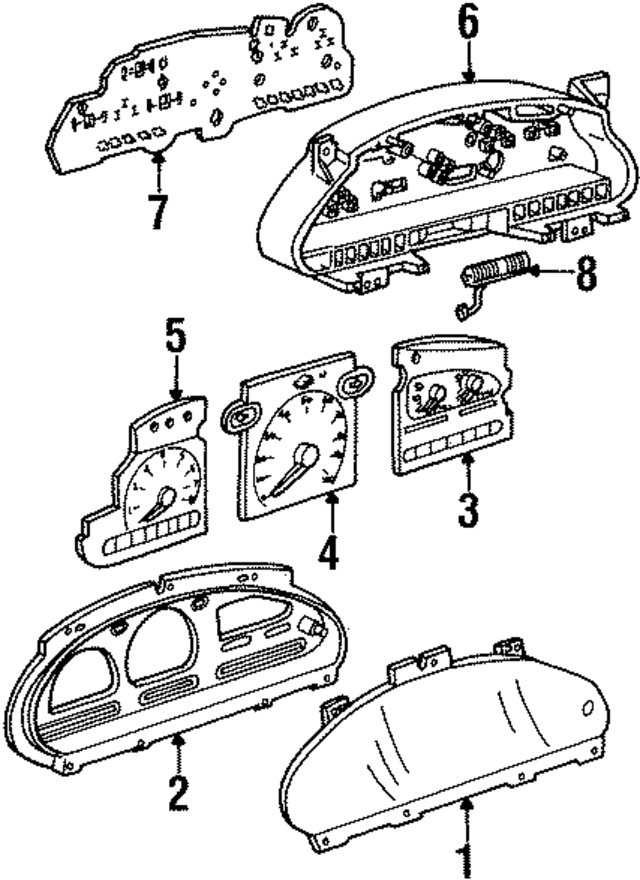 XF5Z9280AA - : Fuel Gauge for Mercury: Villager Image