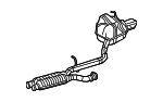 2074909721 - Exhaust: Muffler &amp; Pipe for Mercedes-Benz Image