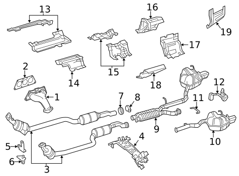 Exhaust Manifold for 2014 Mercedes-Benz E 350 #0