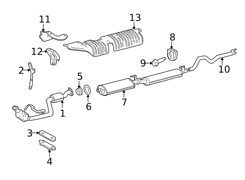 Exhaust Components for 2007 Dodge Sprinter 2500 #0