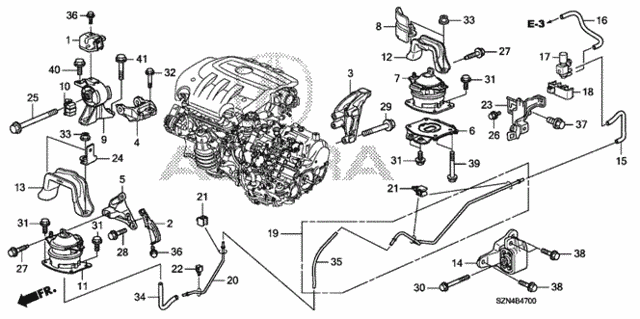 Engine Mounts for 2011 Acura ZDX #0
