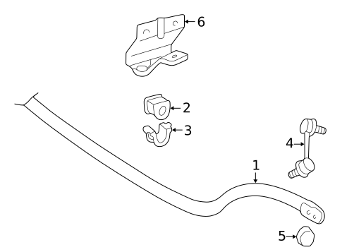 Stabilizer Bar & Components for 2002 Lexus LS430 #0