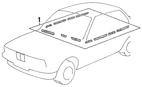 Interior Trim for 1989 BMW 735iL #2
