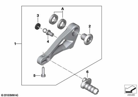 Outside Shift-Control Components for 2025 BMW-Motorrad R 1250 RS #1