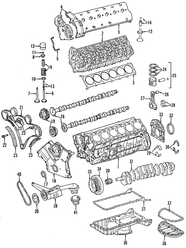 1200101500 - Engine: Engine for Mercedes-Benz Image