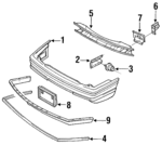 F1KY17626A - : Valance Panel for Mercury: Tracer Image