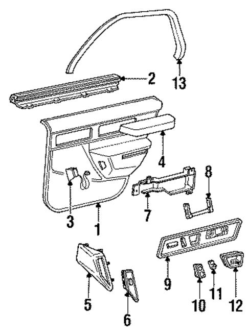 Door for 1996 Buick Regal #0