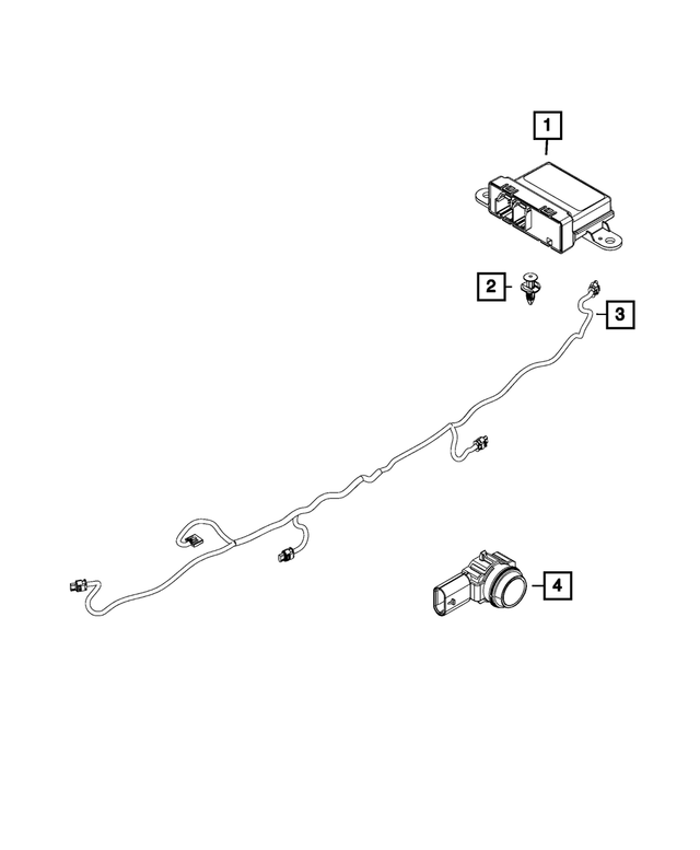 68439611AA - Electrical: Parking Assist Module for Mopar Image