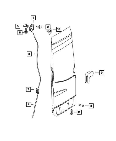 Dual and Single Cargo Door for 2009 Dodge Sprinter 3500 #2