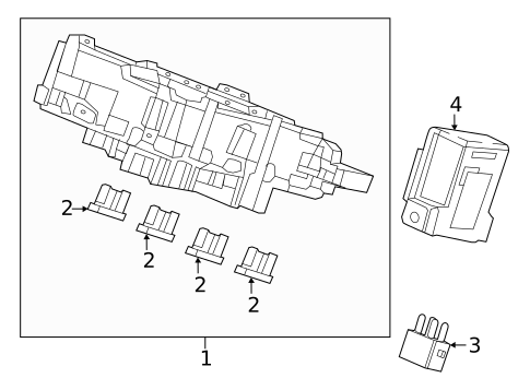 Fuse & Relay for 2019 Honda Civic #2