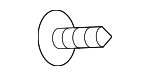 11519838 - Body: Belt Molding Screw for GM Image