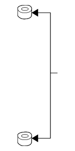 561120C000 - Suspension: Stabilizer Bar Bushing for Nissan: Frontier, Xterra Image