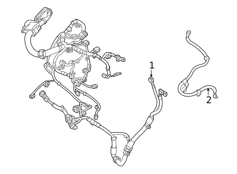 Wiring Harness for 2017 Mazda CX-9 #0