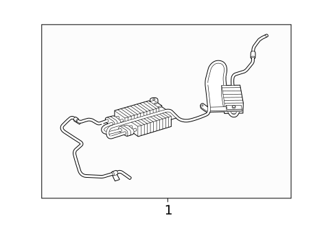 Power Steering Oil Cooler for 2006 Mercedes-Benz CLK 55 AMG&reg; #0