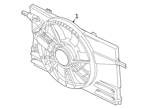 Cooling Fan for 2010 Volvo S40 #0