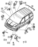 6507893AA - Electrical: Special Head Screw for Mopar Image