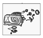 22959920 - Electrical: Headlamp Assembly for Chevrolet: Camaro Image