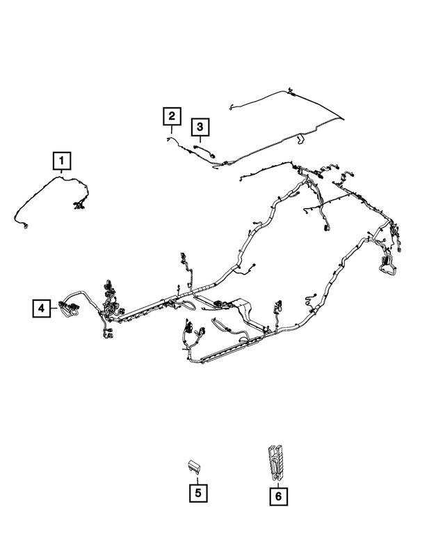 68333633AA - Electrical: Jumper Wiring for Mopar Image