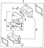 2728070F00 - : Evaporator Core for Nissan Image