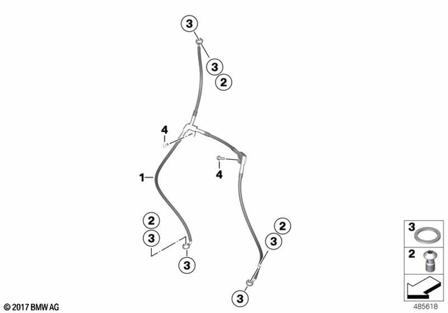 34321599229 - Brakes: Hollow Bolt - M10X1 for BMW-Motorrad Image