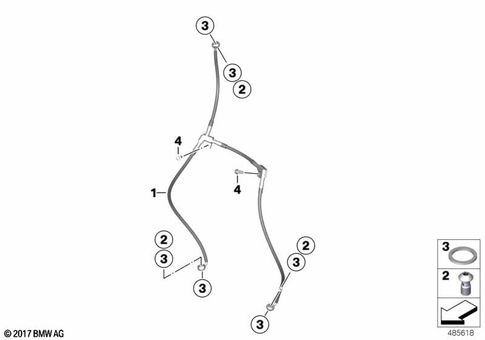 Brake Lines for 2018 BMW-Motorrad HP4Race #1