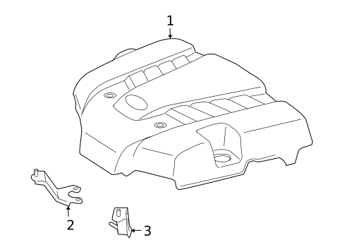 Engine Appearance Cover for 2006 Lexus GX470 #0
