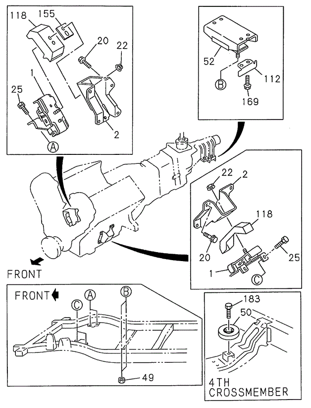 Engine Mount for 1999 Acura SLX #0
