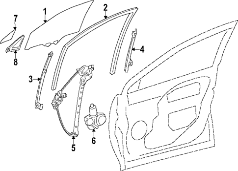 Front Door for 2024 Lexus RX450h+ #0