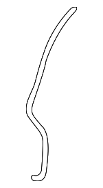 76837TK4A01 - Body: Washer Hose for Acura Image
