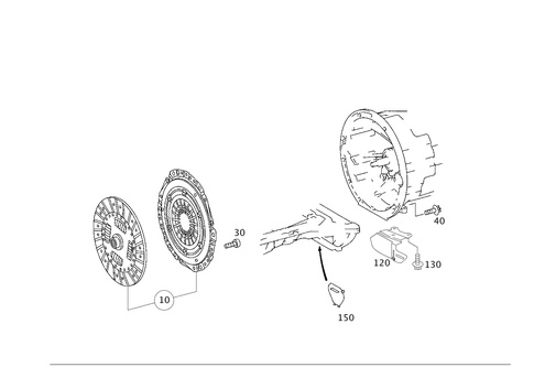 Clutch for 1997 Mercedes-Benz SL500 #0