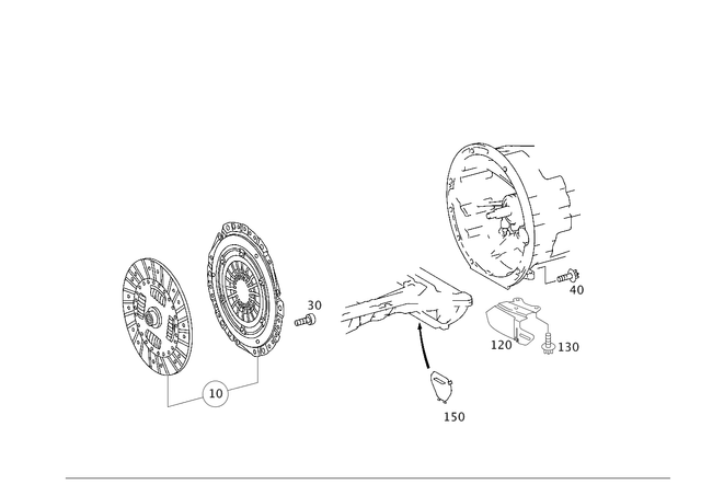 1120140133 - Clutch: Closing Cap for Mercedes-Benz: C240, C32 AMG, C320, C55 AMG, CL500, CL55 AMG, CLK320, CLK430, CLK500, CLK55 AMG, CLS500, CLS55 AMG, E320, E500, E55 AMG, G55 AMG, GL320, ML320, ML430, ML500, ML55 AMG, ML550, ML63 AMG, R500, S430, S55 AMG, SL500, SL55 AMG, SLK320 Image image