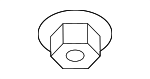 N90714303 - Body: Wiper Motor Nut for Porsche Image image