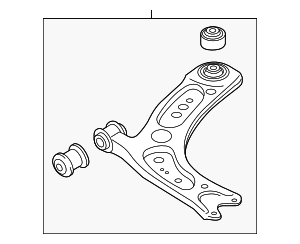 5WA407151 - Suspension: Suspension Control Arm for Audi Image