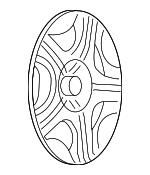 9594229 - : Silver Spark Wheel Cover for GM Image