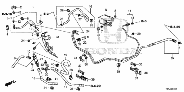 Fuel Pipe (KA/KC) for 2016 Honda Fit #0