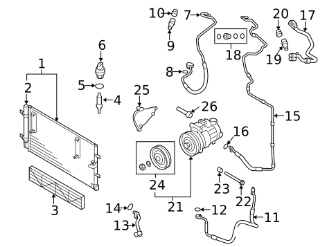Hoses & Pipes for 2009 Audi Q5 #0