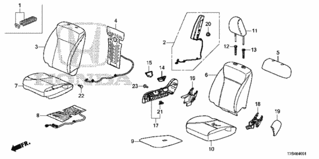 Front Seat (Passenger Side) (1) for 2019 Honda HR-V #0