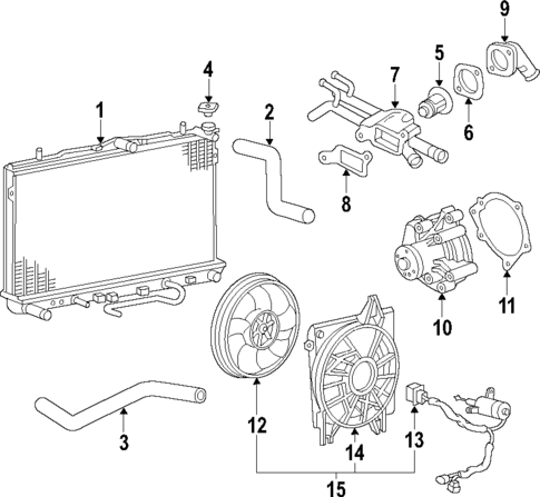 Cooling System for 2012 Kia Optima #0