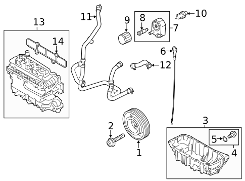 Engine Parts for 2023 Ford Escape #0
