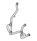LX6Z8C289A - Engine: Engine Coolant Hose for Ford: Bronco Sport, Escape Image
