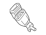 9F9Z7460044AA - Electrical: Buckle End for Ford Image